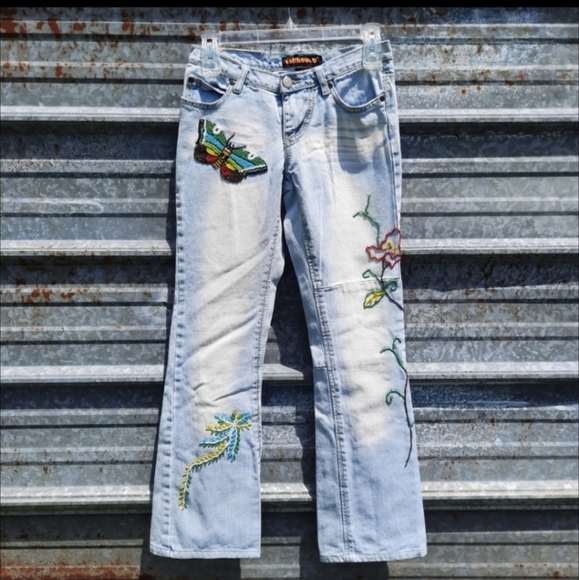 VINTAGE Beaded Dollhouse Jeans - Picture 15 of 15